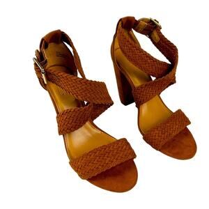 Charlotte Russe Braided Kayla Heels Women Size 8